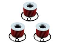 3pcs Oil Filter Set Compatible With EX250R 250 ZR400 ZR750 ZR7 750 ZZR1100 ZX600 ZR1100 ZG1000 ZRX1200 ZX11 1100 EL250