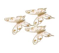 3pcs Old World Decor Christmas Tree Hanging Butterfly Clip Ornament