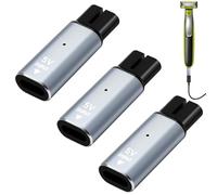 3PCS One Blade Charger for Phillips, 5V Shaver Charger Converter Compatible with Philips One Blade QP2824/ QP2724/ QP2734/ QP2834/ S3145/ S5887/ S7887/ MG5950, Type-C Shaver Power Replacement Adapter