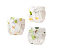 3pcs Or 5pcs Set Infant Cotton Nappies Soft and Absorbent Washable Design Diapers for Four Season 0-12 Month Baby Washable
