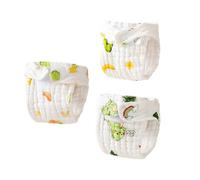 3pcs Or 5pcs Set Infant Cotton Nappies Soft and Absorbent Washable Design Diapers for Four Season 0-12 Month Baby Washable