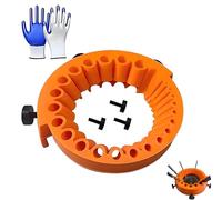 3Pcs Orange Angle Grinder Drill Bit Sharpener, Durable Drill Sharpener Machine for DIY Enthusiasts Woodworking Metalworking, Ensures Precision Sharpening, Safety and Extended Drill Bit Life