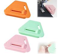 3Pcs Orange Pink Green Seam Ripper Sewing Edge Ripper Tool, Powder Magnetic Seam Guide for Sewing Machine, New Adjustble Threading Tools Accessories and Supplies