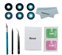 3pcs Original Back Camera Glass Lens Replacement for Samsung Galaxy Z Fold 4 with Adhesive Preinstalled and Phone Repair Tools Kit + Installation Manual