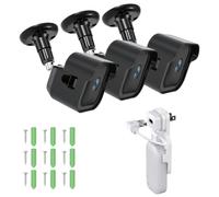 3Pcs Outdoor Camera Surveillance Mount for Outdoor 4th and 3rd Gen 360° Adjustable Waterproof Camera Mounting Brackets for Under Eave Exterior Wall