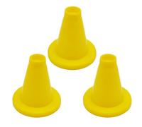 3PCS Outdoor Cricket Training Cone Bright Color Cricket Batting Tee Practice Stand for Batting Practice Easy Transport of School Club
