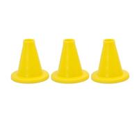 3Pcs Outdoor Crickets Training Cones With Bright Color Crickets Batting Tees Practice Stand Easy Transport For Schools Club Cricket Practice Accessories