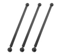 3pcs Outdoor Lamp Post Cross Arm Bracket 41cm Aluminium Alloy | Double Sided Design, Black Painted Finish, for Hanging Baskets, Banners, and Outdoor Posts