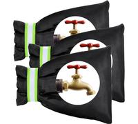 3pcs Outside Tap Covers for Winter Tap Cosy Cover Thickened Outdoor Tap Cover Jacket Insulated ProtectorTap Cover Frost Protector Waterproof Thickened Thermal Tap Jacket Protect from Freezing Bursting