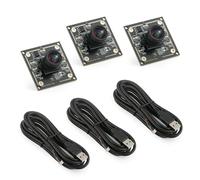 3PCS Ov9732 Camera Module for Autodarts Dart 100 degrees Distortion-Free Lens 1280x720 30fps Face Recognition Image USB Cable 2M for WinXP/7/8/10/Linux