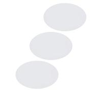 3pcs Oval Cotton Canvas Board for Painting Artists 9.8x7.9 Inches
