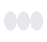 3pcs Oval Cotton Painting Canvas Boards for Artists 11.8x7.9 Inches
