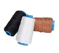 3Pcs Overlocking Sewing Machine Polyester Thread,1000 Yard Bonded Nylon Sewing Thread for Outdoor, Leather Seats, Bags, Shoes, Canvas, Upholstery and Sewing Machine Hand Stitching