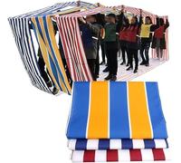 3PCS Oxford Cloth Game Running Mat, Adult Group Co-operative Game Rolling Running Mat, Wild Outdoor Carnival Activity Game(Adult-6M)