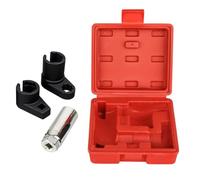 3PCS Oxygen Sensor Sleeve Set Automotive Oxygen Sensor Socket Steel Wrench Tool Remover for Most Models