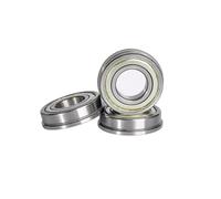 3PCS P5 Flange Bearing F693/F694/F695/F696/F697/F698/F699ZZ Deep Groove Flanged Ball Bearings Industrial Bearing(F699-ZZ 9x20x6mm)