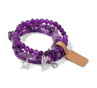 3pcs/Pack Irregular Star Moon Designs Bracelets With Beaded Accent For Women Adjustable Chain Suitable For Most Wrists Versatile Jewelry Set