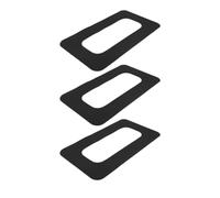3pcs Paddle Board Fin Box Reinforcement Patch Pvc Black