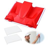 3Pcs Paint Edger Tool, 2Pcs Replacement Refills Painting Pad & 1Pcs Paint Edging Tool for Cutting in Painting Pads for Walls and Ceilings Edger Trimmer, Perfect for Wall Applicator & Ceilings Corners