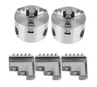 3pcs Pair K11-80 Inside Jaw Chuck Self Centering Metal Lathe Chuck,Mini Metal Lathe Jaws Metal Processing Tool for Grinding Machines Milling Machines