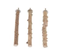 3pcs Parrot Perch Natural Pepper Wood Claw Grinding Sticks