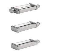 3pcs Pasta Set Tools,Chef Accessories,Compatible for Kenwood Lasagne Pasta Attachment KAX980ME,Pasta Food Processor Attachments MAX980ME，Set Contains:lasane Roller, Grease Ucine and Spaghetti Cutter