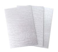3pcs Pearl White Marble Acrylic Sheets 1/8 Thick, 8 x 12 inch, laserable cast plexiglass Sheet Opaque Glossy for DIY Design Craft Plastic PMMA Craftiff