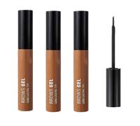 3Pcs Peel Off Eyebrow Gel,Dark Brown Tattoo Brow,Semi-Permanent Colour Eyebrow Dye,Waterproof Anti Smudge Eye-brow Gel,Makeup Up Gifts for Women and Girls (B)