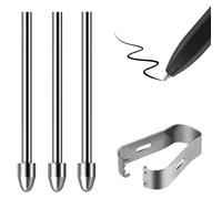 3Pcs Pen Tips Replacement for Kindle Scribe Stylus Pen, Titanium Alloy Replacement Tip/Nibs with High Sensitivity and Tilt Support Compatible with Kindle Scribe/Hanvon N10/iReader/Remarkable Stylus