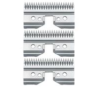 3PCS Pet Clipper Replacement Blades Compatible with Andis 64440, Compatible with Oster A5, Compatible with Wahl KM Series, 440C Powder Metallurgy Steel, HRC 58-60, 22 Teeth, Super Sharp & Durable