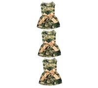 3pcs Pet Clothes Puppy Skirt Summer Skirts Pet Dog Dress Dog Clothes Pet Dog Skirt Summer Clothing Summer Skirt Skirt Ca