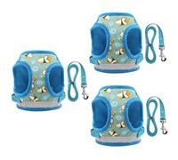 3pcs Pet Doggie Seat Tops for Puppies Dog Strap Cat Strap Puppy Carrier Sling Dog Walking Dog Security + Chain Ring Refl