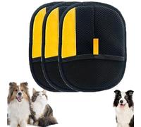 3PCS Pet Hair Removal, Pet Hair Remover Glove, Washable Reusable Dogs Cats Hair Gloves for Furniture Bed Sheets Couch Clothes Carpet Car Seat