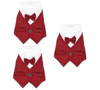 3pcs Pet Suit Bunny Outfits Boy Dress Clothes Pet Clothes Small Dog Boys Bunny Shirt Dog Formal Wear Bunny Suit Rabbit C