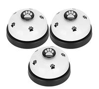3Pcs Pet Training Bell for Dogs & Cats | Loud & Crisp Ringtone for Dinner/Potty Training | Resilient Stainless Steel & Plastic | Interactive Toy for Puppies & Kittens