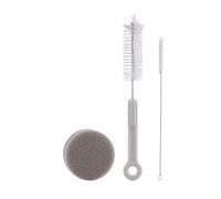 3PCS Pet Water Fountain Cleaning Brush Set - Long Handle Pipe Tube Bottle Cleaner Tool for Cat and Dog Drinking Fountains with Sponge and Small Brush