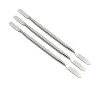 3Pcs Phone Spudger Metal Pry Tool Chrome Vanadium Steel Non-Slip Handle for Dismantling Mobile Phones Computers Electronic Devices