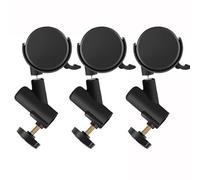 3Pcs Photography Light Stand Rollers With Brake Flexible Adjustment Great For Professional Photo Studios