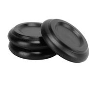 3Pcs Piano Caster Pads, Upright Grand Piano Non Slip Casters Cups, Durable Sound Insulation Floor Protectors for Hardwood Floors, Includes 3 Foot Pads with Vibration Free Chassis E (Beech Wood)