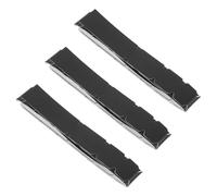 3pcs Pickleball Paddle Protection Tape PU Wrap Black | Self-adhesive Edge Guard Tape for Badminton Racket and Paddle Edge, for Training and Outdoor Use