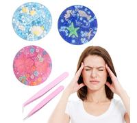 3pcs Picky Pad and 2 Tweezers, Anxiety Relief, Reusable Sensory Fidget Toys - Autism Stress Relief for Adults & Kids | Anti-Pick Sensory Pad for Focus & Calm