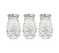 3pcs Pineapple Cocktail Glasses Embossed Juice Glasses