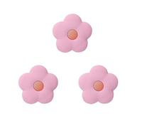 3Pcs Pink Daisy Flower Phone Grip Holder, Collapsible Expandable Silicone Phone Grip, Cute 2D Phone Back Holder Grip, Cell Phone Grip for Smartphone Tablet Cell Phone Accessories Grip