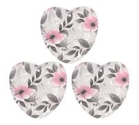3PCS Pink Flowers And Leaves Air Freshener Hanging Scented Cards Cute lavender Car Fresheners Long Lasting New Cars Scents for Women Men Natural Air Freshener with Lanyard Automotive Freshies