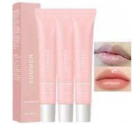 3PCS Pink Summer Moisturizing Natural Lip Balm,Friday Conditioning Lip Mask,Summer Lip Butter Balm,Friday Lip Butter Balm,Plumping Lip Gloss,Tinted Lip Balm,Lip Care for Dry Lips,Nourishing Lip Mask