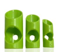 3PCS Pipe Lagging Insulation Foam Cutter Tool for 15mm,22mm,28mm,Pipe Lagging Mitre Tool,Lagging Jig for Copper Pipe Insulation,Foam Pipe Lagging Cutter Slice,Pipe Insulation Cutter Guide,Green
