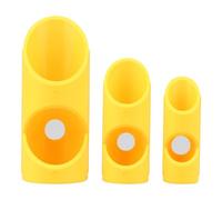 3Pcs Pipe Lagging Insulation Foam Cutter Tool with 15mm 22mm 28mm for Copper Pipe Insulation Ideal Foam Pipe Cutter Slice for 45/90 Degree Angles T-Joints Precision Tool Yellow