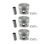 3Pcs Piston Kit Compatible with Isuzu Engine 3LD1