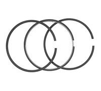 3pcs Piston Ring Kit Black Iron 1.5mm Thickness for Engine Generator 178F - Durable High Hardness Material, Easy Installation for and Fishery