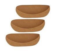 3pcs Planter Liners Fabric Rectangle, Basket Liners Wall Trough 30inch, Felt Wall Basket Liners, Hanging Plant Liners, for Planters Garden Fence